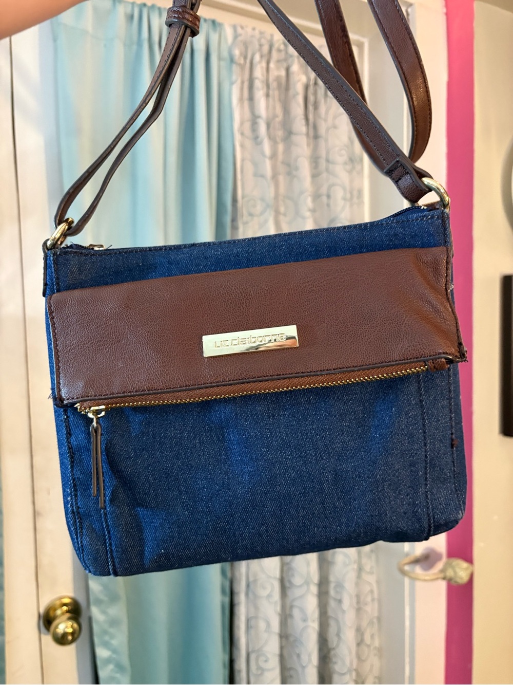 Vintage Liz Denim Crossbody